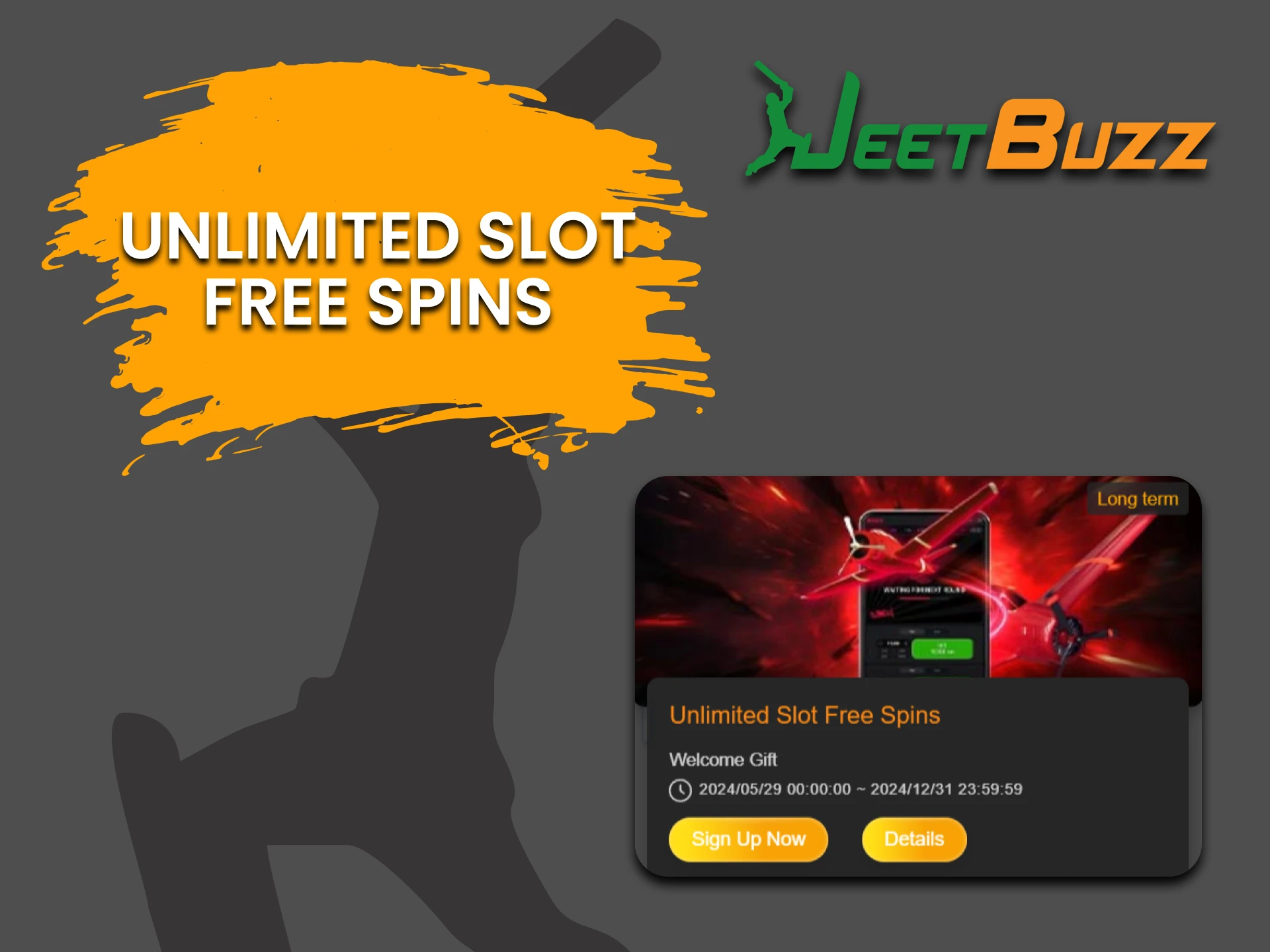 Get free spins from JeetBuzz.