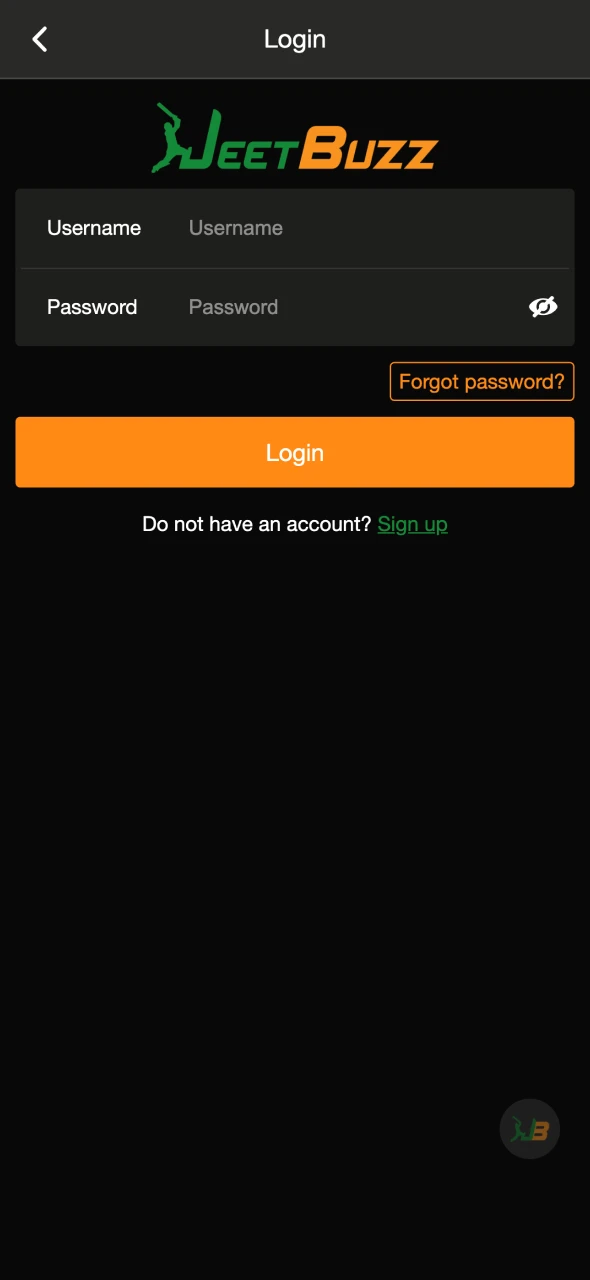 Login at JeetBuzz official application.